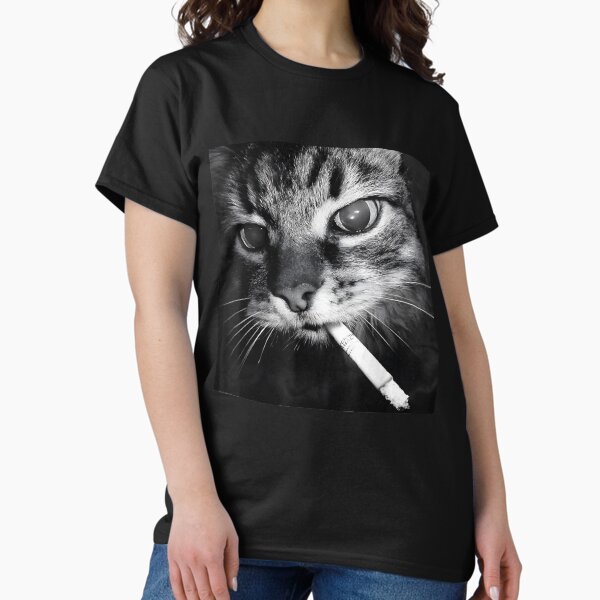 Cat Smoking Meme - Adult & Kids T-Shirts, Sweatshirts & Hoodies apparel design preview 1