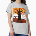 The Autumn Oak, Hound, and Squirrel - Adult & Kids T-Shirts, Sweatshirts & Hoodies apparel design preview 1
