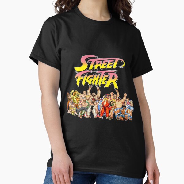 Street Fighter retro game - Adult & Kids T-Shirts, Sweatshirts & Hoodies apparel design preview 1