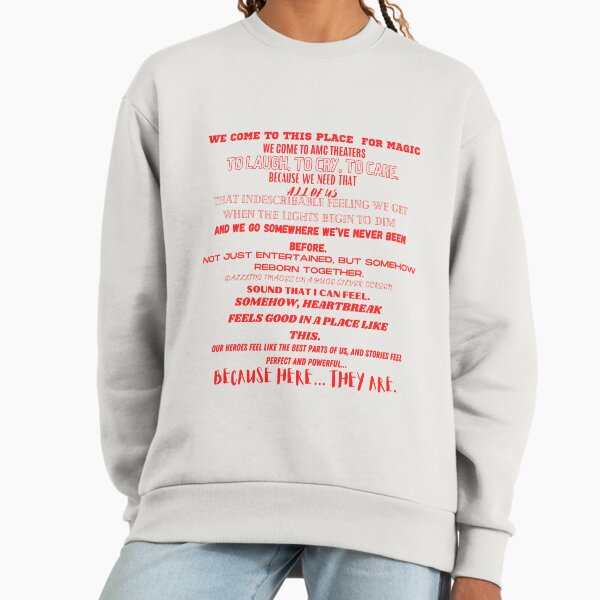 AMC Theaters Speech - Adult & Kids T-Shirts, Sweatshirts & Hoodies apparel design preview 1