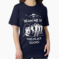 Beam Me Up, This Place Sucks! Robin's - Adult & Kids T-Shirts, Sweatshirts & Hoodies apparel design preview 1