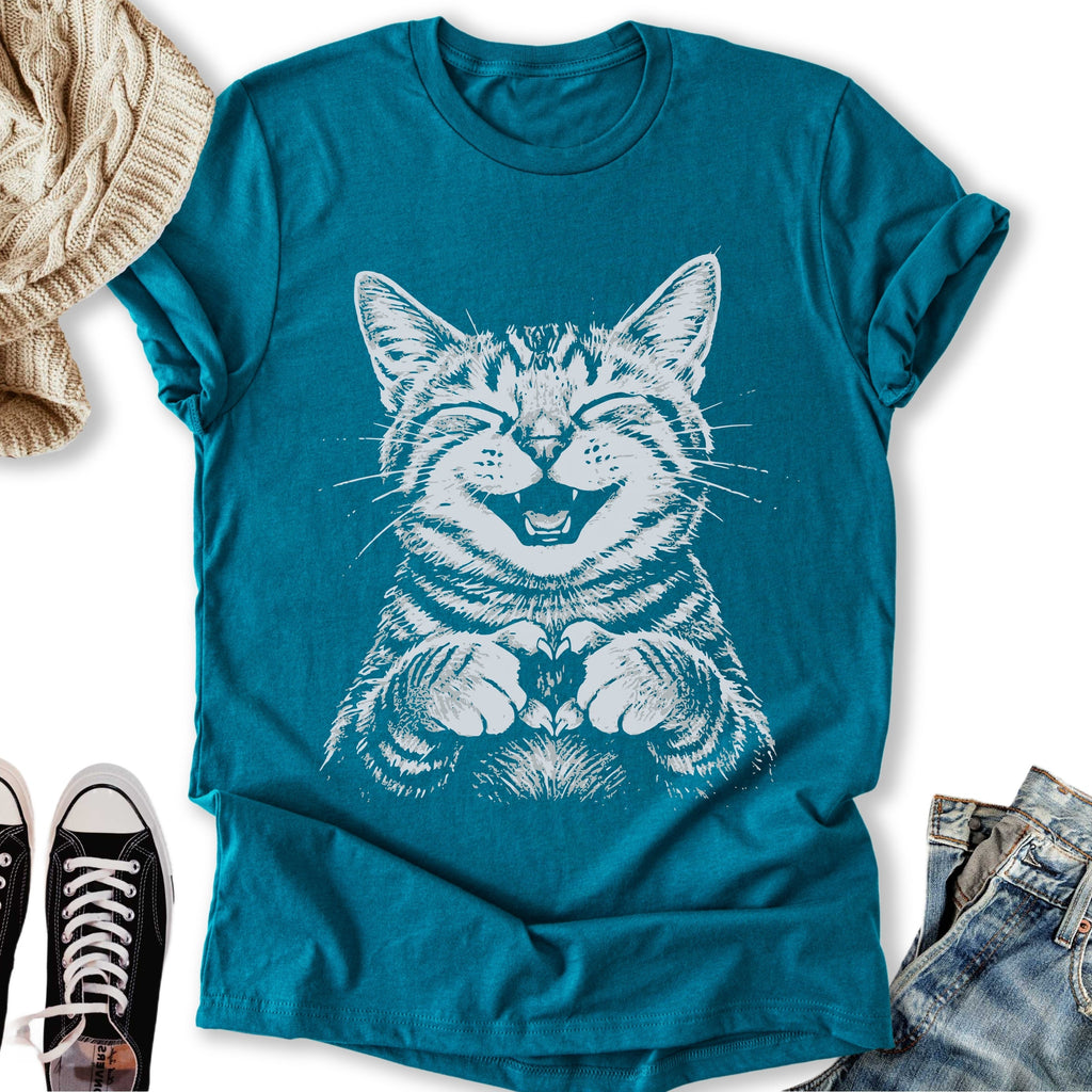 Cat Love Heart - Adult & Kids T-Shirts, Sweatshirts & Hoodies apparel design preview 2