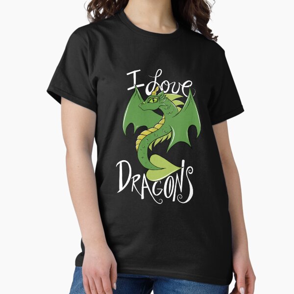 I love dragons - Adult & Kids T-Shirts, Sweatshirts & Hoodies apparel design preview 1