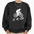 Cycling is my life - Adult & Kids T-Shirts, Sweatshirts & Hoodies apparel design preview 1