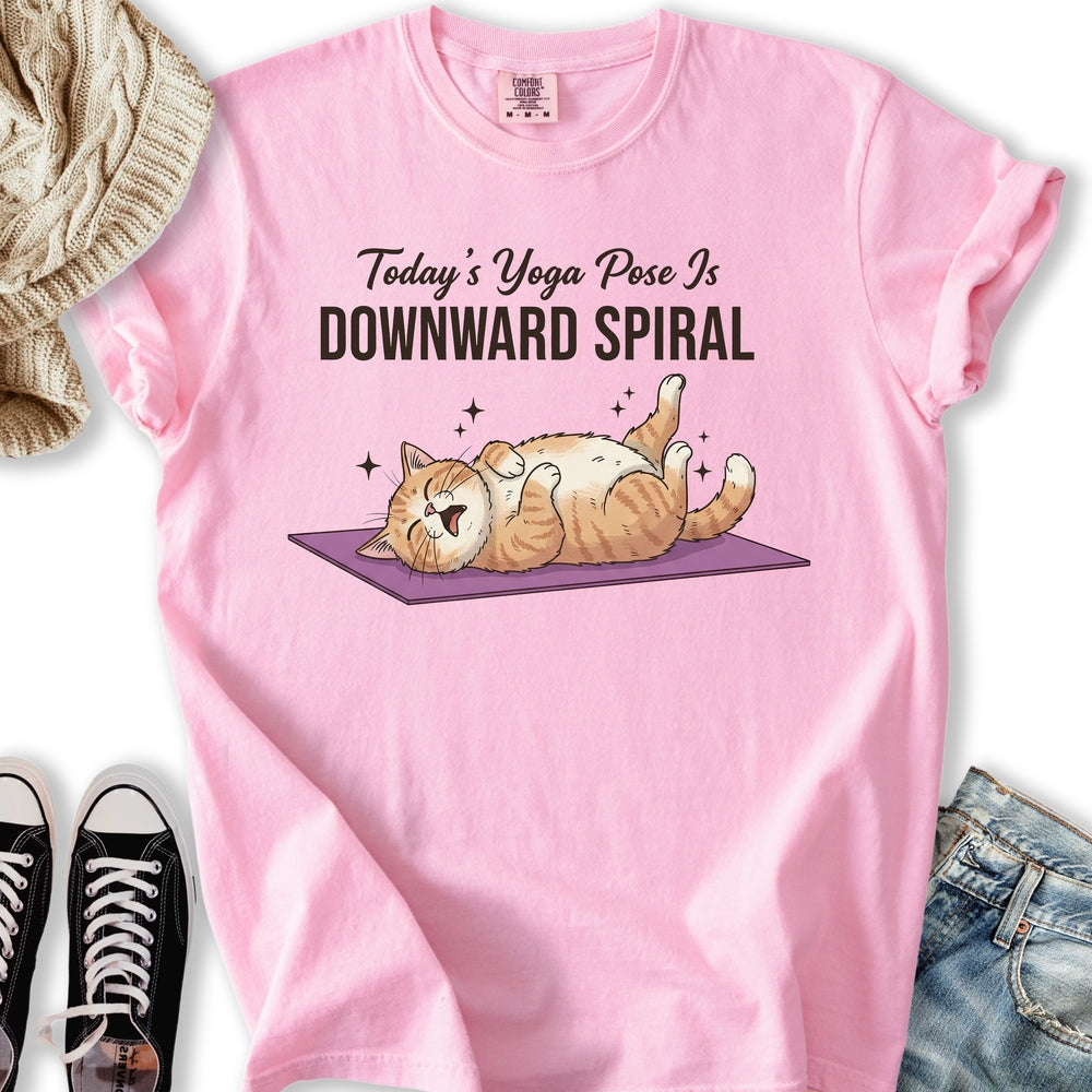 Downward Spiral Cat - Adult & Kids T-Shirts, Sweatshirts & Hoodies apparel design preview 2