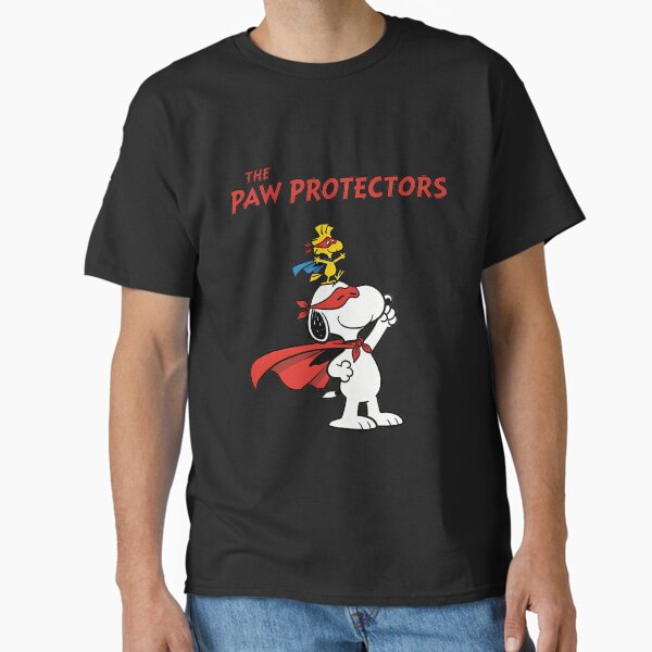 Snoopy And Woodstock Paw Protectors Superhero - Adult & Kids T-Shirts, Sweatshirts & Hoodies apparel design preview 1