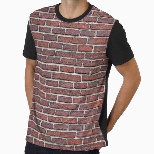 Brick Wall Pattern Graphic - Adult & Kids T-Shirts, Sweatshirts & Hoodies apparel design preview 1