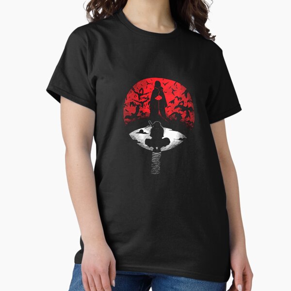 Itachi Uchiha Red Moon Akatsuki Design Naruto Shadow - Adult & Kids T-Shirts, Sweatshirts & Hoodies apparel design preview 1