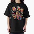 Colorful tulips in an abstract style - Adult & Kids T-Shirts, Sweatshirts & Hoodies apparel design preview 1