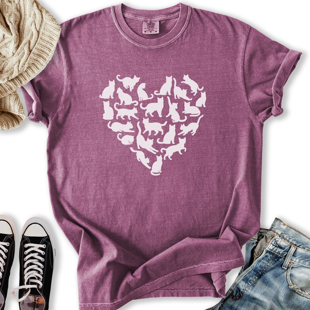 Cats Heart - Adult & Kids T-Shirts, Sweatshirts & Hoodies apparel design preview 2