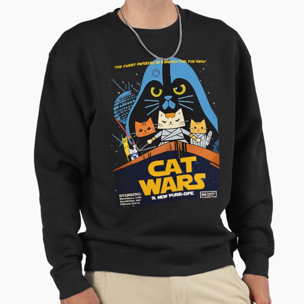 Cat Wars: Movie Parody - Adult & Kids T-Shirts, Sweatshirts & Hoodies apparel design preview 1