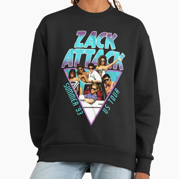 Saved by The Bell Zack Attack US Tour Summer 1993 - Adult & Kids T-Shirts, Sweatshirts & Hoodies apparel design preview 1