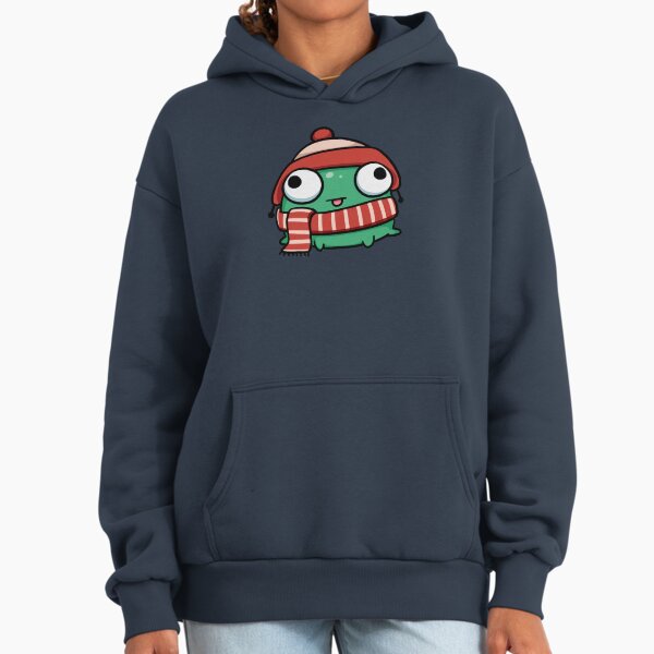 Silly Green Frog in Winter Attire - Adult & Kids T-Shirts, Sweatshirts & Hoodies apparel design preview 1