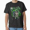 Copy of Spinning Cat OIIA Electric Funny Meme - Adult & Kids T-Shirts, Sweatshirts & Hoodies apparel design preview 1