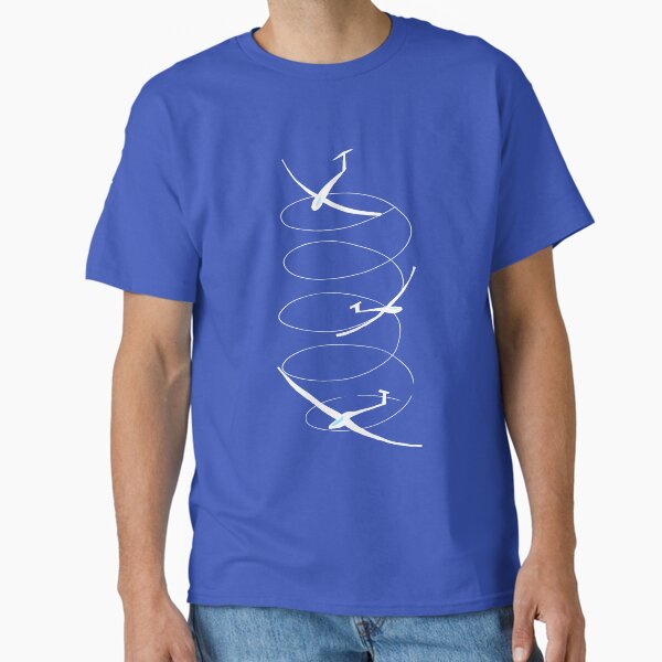 Glider plane in thermals fly with no engine sailplane - Adult & Kids T-Shirts, Sweatshirts & Hoodies apparel design preview 1