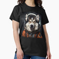 Astro Dog Siberian Huskie - Adult & Kids T-Shirts, Sweatshirts & Hoodies apparel design preview 1