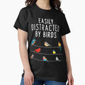 Easily Distracted By Birds, Birthday Gift for Bird - Adult & Kids T-Shirts, Sweatshirts & Hoodies apparel design preview 1