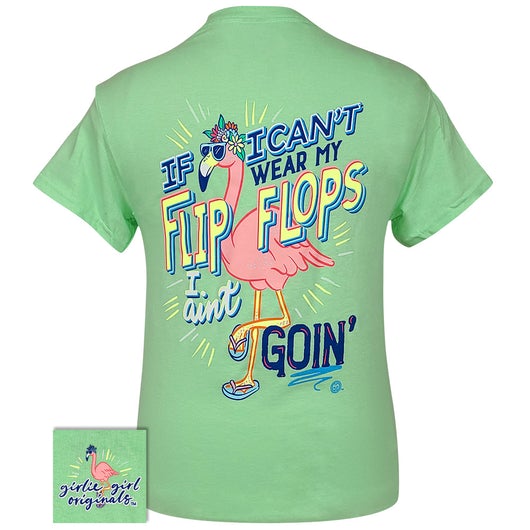 Girlie Girl Originals Flip Flop Goin Flamingo - Adult & Kids T-Shirts, Sweatshirts & Hoodies apparel design preview 1