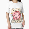 Sleeping With The Dungeon Master Cute D20 Dnd Dice - Adult & Kids T-Shirts, Sweatshirts & Hoodies apparel design preview 1