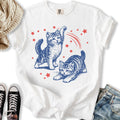Patriotic Kittens - Adult & Kids T-Shirts, Sweatshirts & Hoodies apparel design preview 1