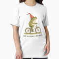 Off to Cause a Kerfuffle Frog, Funny Weirdcore - Adult & Kids T-Shirts, Sweatshirts & Hoodies apparel design preview 1