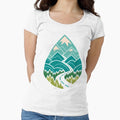 The Road Goes Ever On: Spring Fitted Scoop - Adult & Kids T-Shirts, Sweatshirts & Hoodies apparel design preview 1