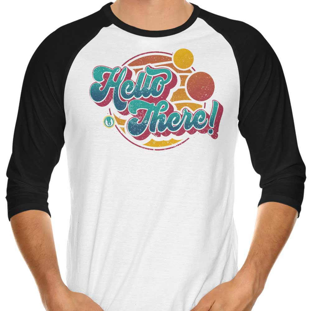 A Bold Greeting 3/4 Sleeve Raglan - Adult & Kids T-Shirts, Sweatshirts & Hoodies apparel design preview 1