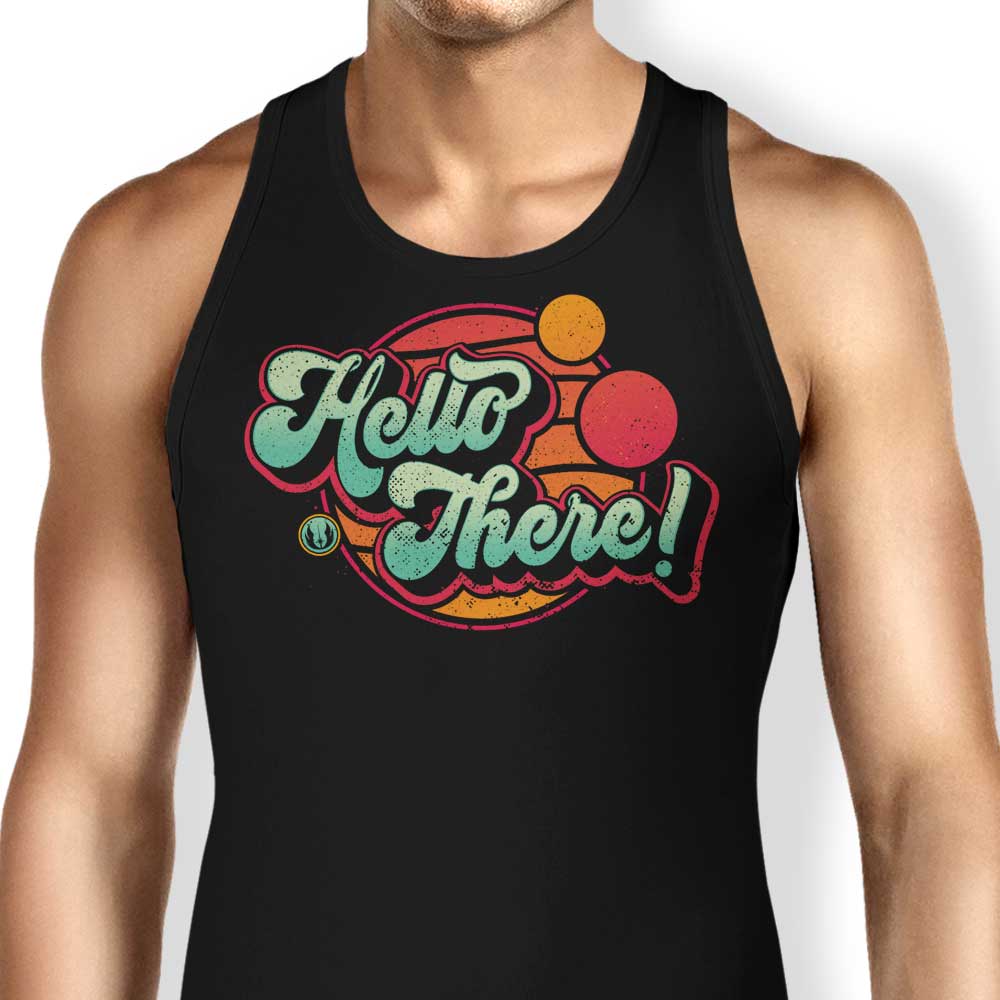 A Bold Greeting Tank Top - Adult & Kids T-Shirts, Sweatshirts & Hoodies apparel design preview 1