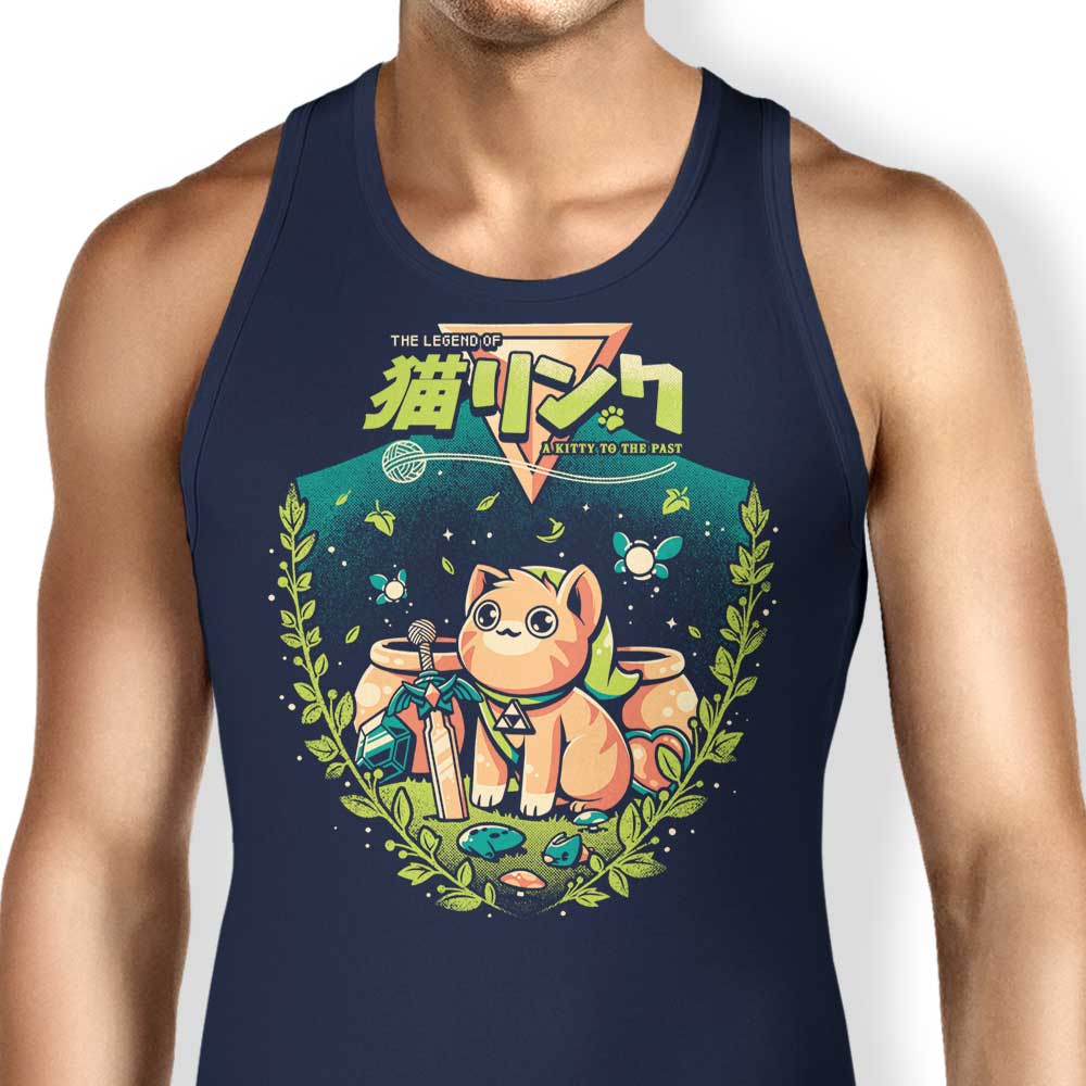 A Cat to the Past Tank Top - Adult & Kids T-Shirts, Sweatshirts & Hoodies apparel design preview 1