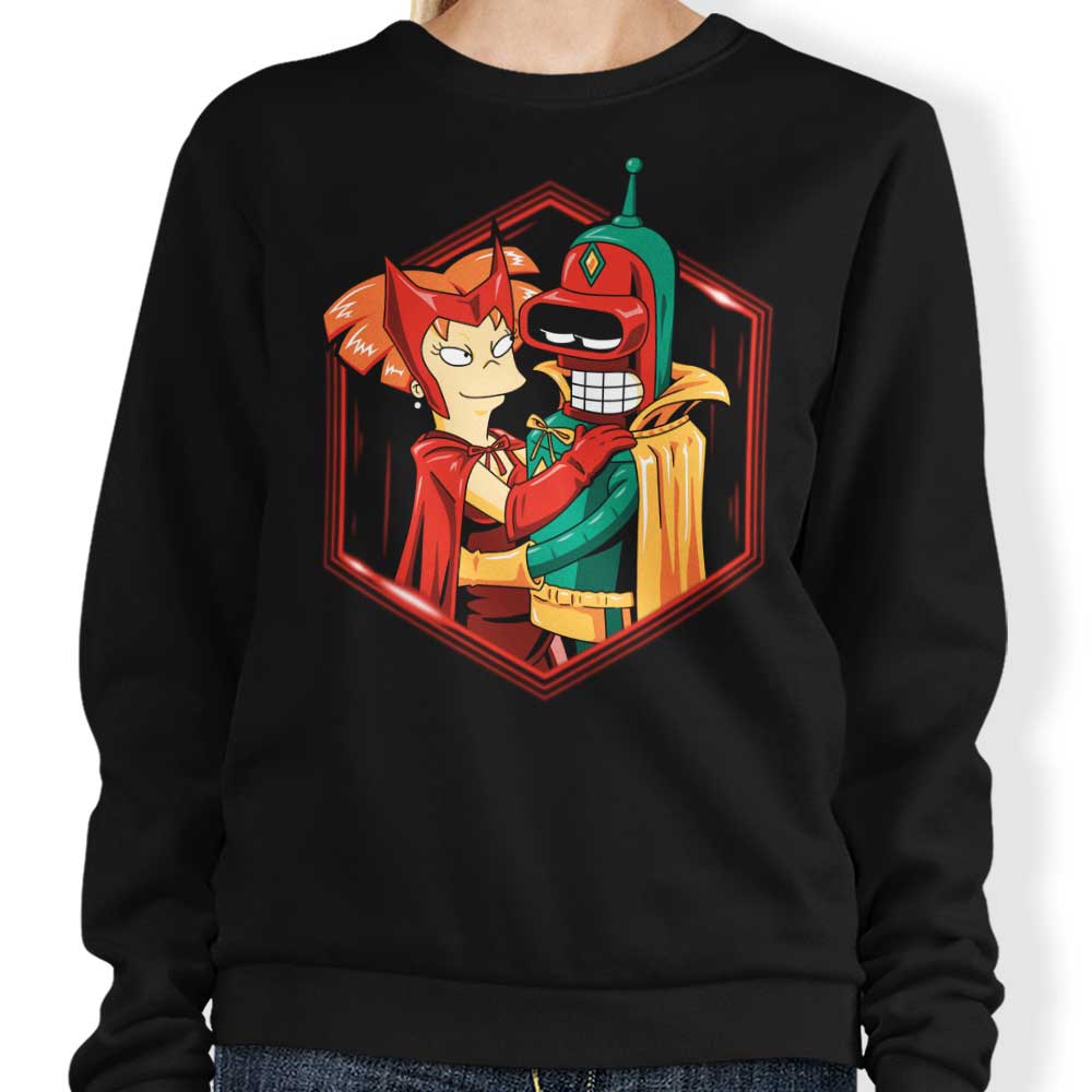 A Futuristic Couple - Adult & Kids T-Shirts, Sweatshirts & Hoodies apparel design preview 1