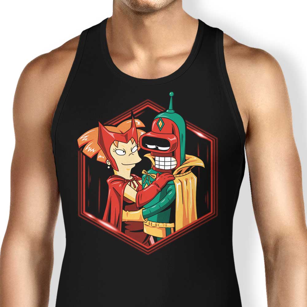 A Futuristic Couple Tank Top - Adult & Kids T-Shirts, Sweatshirts & Hoodies apparel design preview 1