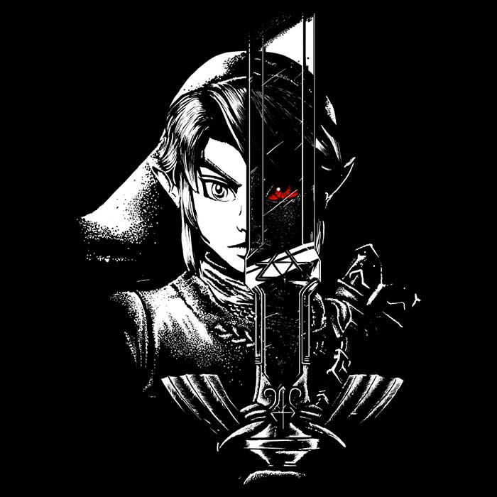 A Hero's Dark Reflection Men's Apparel - Adult & Kids T-Shirts, Sweatshirts & Hoodies apparel design preview 2