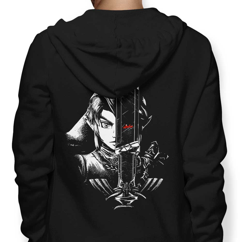 A Hero's Dark Reflection - Adult & Kids T-Shirts, Sweatshirts & Hoodies apparel design preview 1
