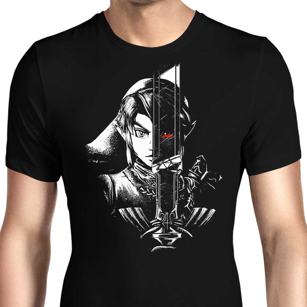 A Hero's Dark Reflection Men's Apparel - Adult & Kids T-Shirts, Sweatshirts & Hoodies apparel design preview 1