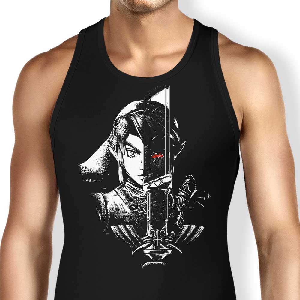 A Hero's Dark Reflection Tank Top - Adult & Kids T-Shirts, Sweatshirts & Hoodies apparel design preview 1