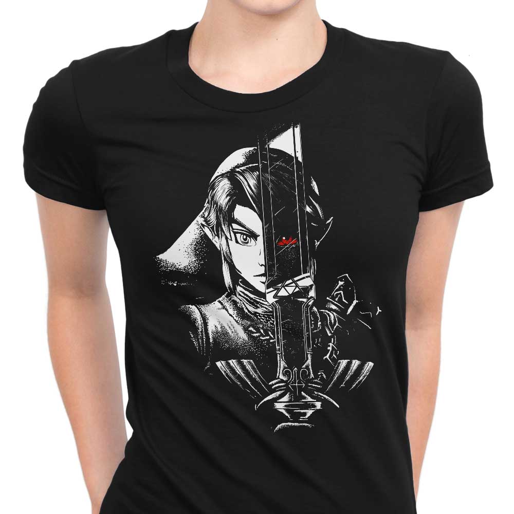 A Hero's Dark Reflection Women's Apparel - Adult & Kids T-Shirts, Sweatshirts & Hoodies apparel design preview 1