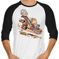 A Less Civilized Age 3/4 Sleeve Raglan - Adult & Kids T-Shirts, Sweatshirts & Hoodies apparel design preview 1