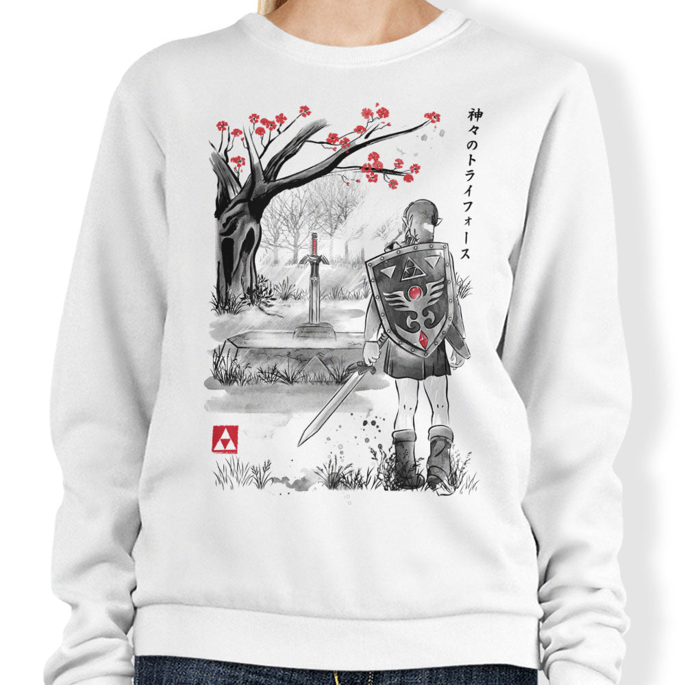 A Link to the Sumi-e - Adult & Kids T-Shirts, Sweatshirts & Hoodies apparel design preview 1