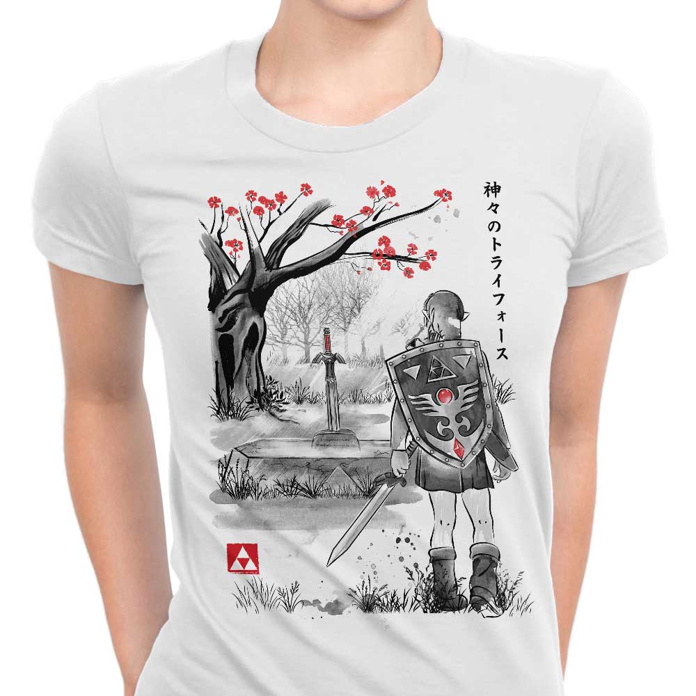A Link to the Sumi-e Women's Apparel - Adult & Kids T-Shirts, Sweatshirts & Hoodies apparel design preview 1