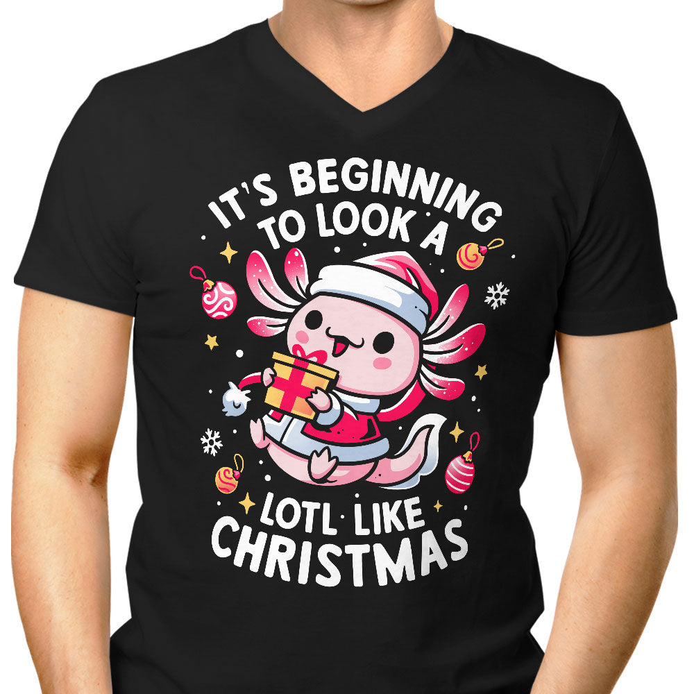 A Lotl Like Christmas Men's V-Neck - Adult & Kids T-Shirts, Sweatshirts & Hoodies apparel design preview 1