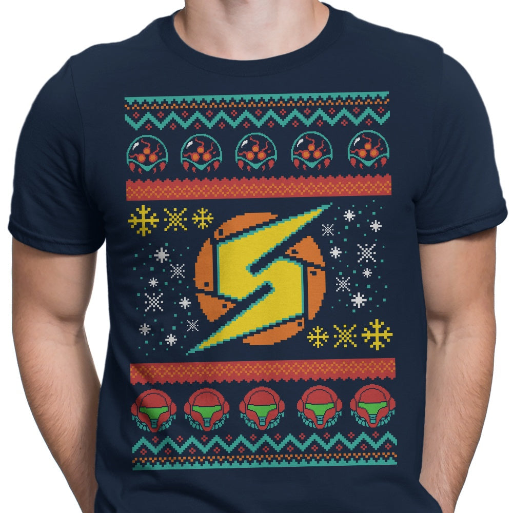 A Metroid Christmas Men's Apparel - Adult & Kids T-Shirts, Sweatshirts & Hoodies apparel design preview 2