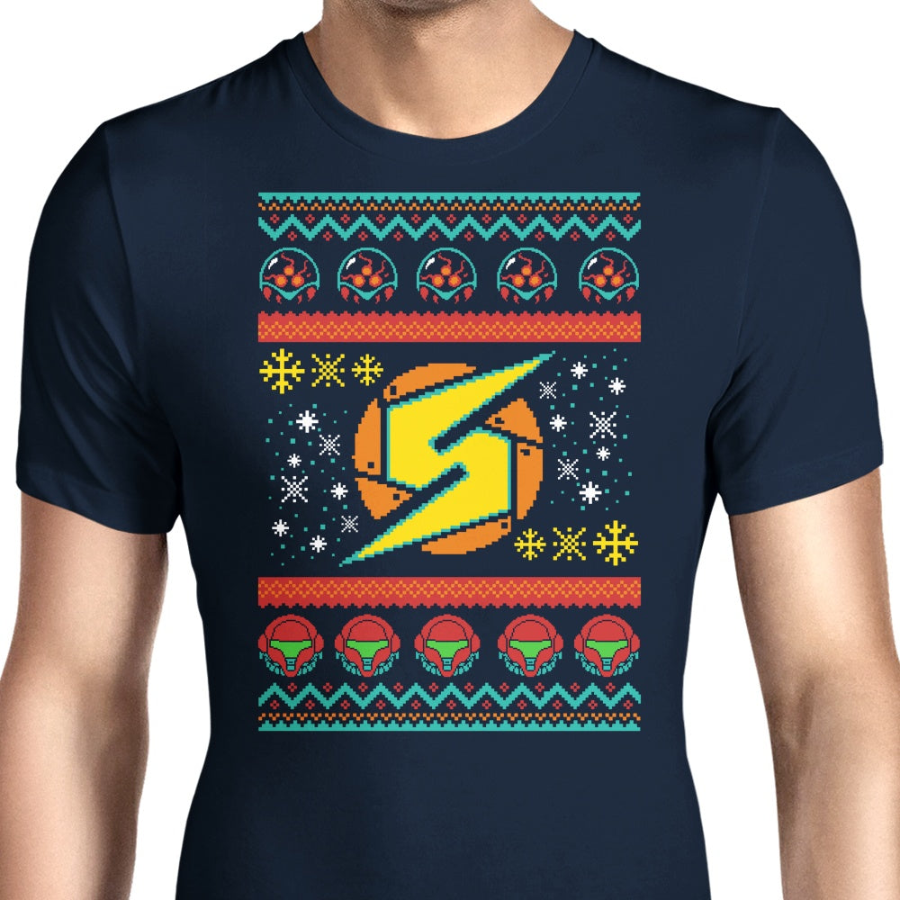 A Metroid Christmas Men's Apparel - Adult & Kids T-Shirts, Sweatshirts & Hoodies apparel design preview 1