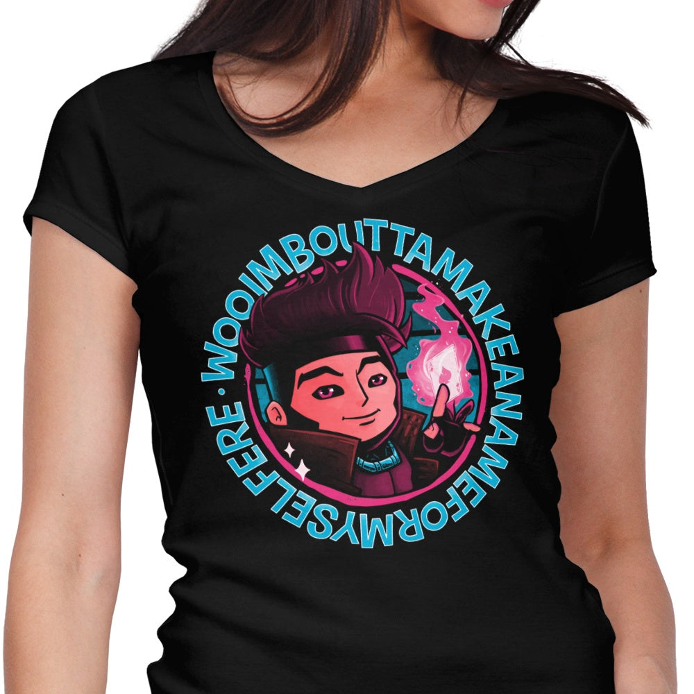 A Name for Myself Women's V-Neck - Adult & Kids T-Shirts, Sweatshirts & Hoodies apparel design preview 1