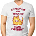 A Penny Seems Expensive Men's V-Neck - Adult & Kids T-Shirts, Sweatshirts & Hoodies apparel design preview 1