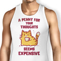 A Penny Seems Expensive Tank Top - Adult & Kids T-Shirts, Sweatshirts & Hoodies apparel design preview 1