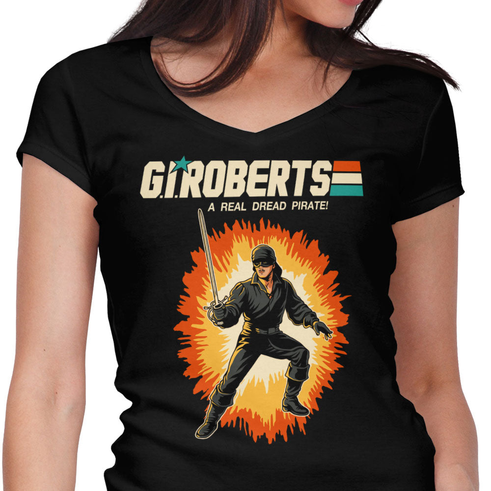 A Real Dread Pirate Women's V-Neck - Adult & Kids T-Shirts, Sweatshirts & Hoodies apparel design preview 1