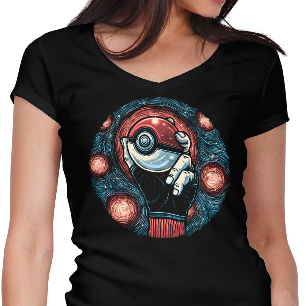 A Starry Catch Women's V-Neck - Adult & Kids T-Shirts, Sweatshirts & Hoodies apparel design preview 1