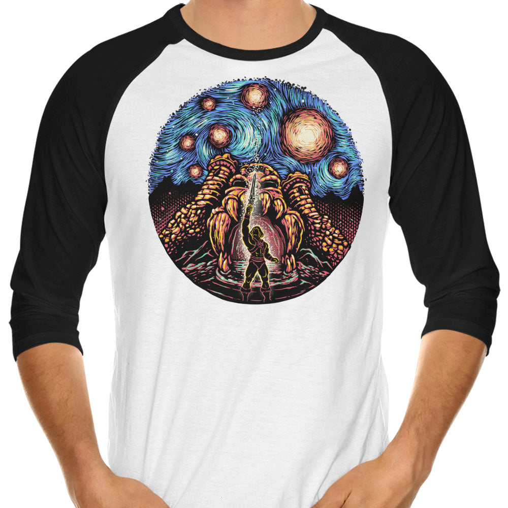 A Starry Universe 3/4 Sleeve Raglan - Adult & Kids T-Shirts, Sweatshirts & Hoodies apparel design preview 1