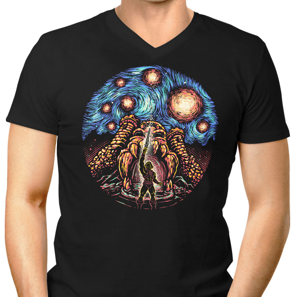 A Starry Universe Men's V-Neck - Adult & Kids T-Shirts, Sweatshirts & Hoodies apparel design preview 1