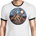 A Starry Universe Ringer - Adult & Kids T-Shirts, Sweatshirts & Hoodies apparel design preview 1